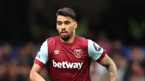 Lucas Paquetá durante partida contra o Chelsea. Foto: Ryan Pierse/Getty Images