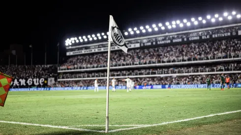 Estádio Vila Belmiro em jogo do Campeonato Paulista 2024. Foto: Abner Dourado/AGIF