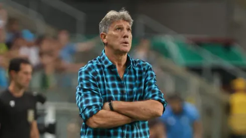 RS - PORTO ALEGRE - 20/04/2024 - BRASILEIRO A 2024, GREMIO X CUIABA - Renato Portaluppi tecnico do Gremio durante partida contra o Cuiaba no estadio Arena do Gremio pelo campeonato Brasileiro A 2024. Foto: Maxi Franzoi/AGIF