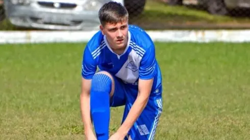 Afonso antes de partida. Foto: arquivo pessoal