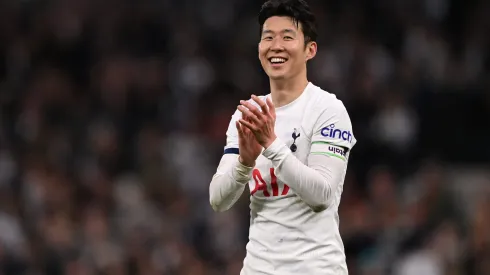 Son, jogador do Tottenham. (Foto de Mike Hewitt/Getty Images)