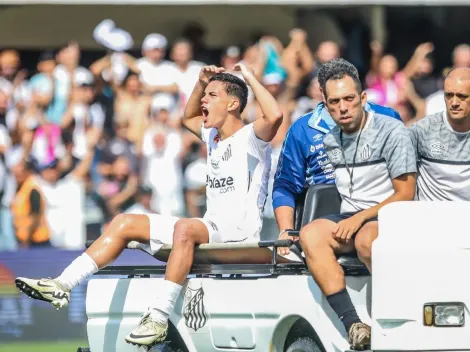 JP Chermont joga bem e sai aplaudido pela torcida do Santos