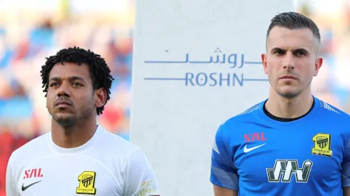 Marcelo Grohe e Romarinho pelo Al-Ittihad, da Arábia Saudita - Foto: Getty Images/Getty Images