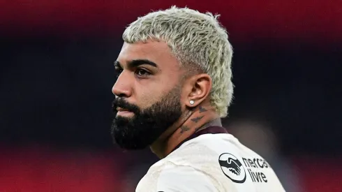 Gabigol durante aquecimento antes da partida entre Flamengo e Amazonas, no Maracanã, pelo jogo de ida da terceira fase da Copa Do Brasil, no dia 01/05/2024.