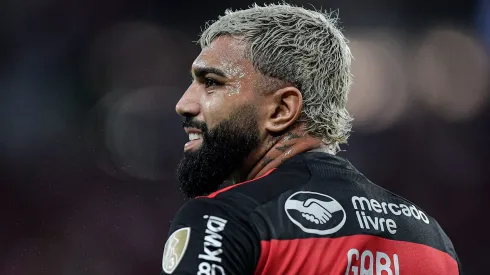 Gabigol atuando em jogo da Libertadores, no Maracanã, contra o Bolívar. Foto: Thiago Ribeiro/AGIF