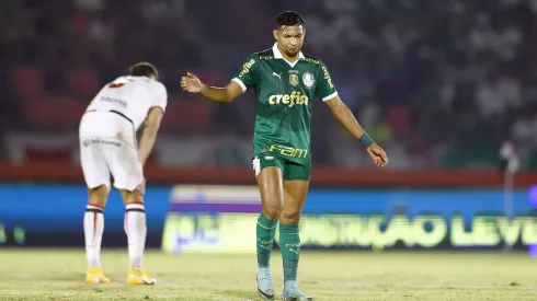 Rony jogador do Palmeiras durante partida contra o Botafogo-SP. Foto: Thiago Calil/AGIF