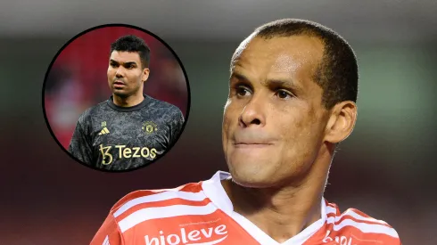 Rivaldo opina sobre futuro de Casemiro. Foto Rivaldo: Mauro Horita/AGIF. Foto Casemiro: Gareth Copley/Getty Images