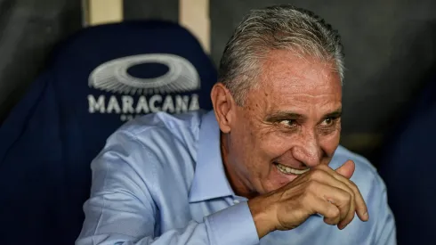 Tite tecnico do Flamengo durante partida contra o Sao Paulo no estadio Maracana pelo campeonato Brasileiro A 2024. Foto: Thiago Ribeiro/AGIF