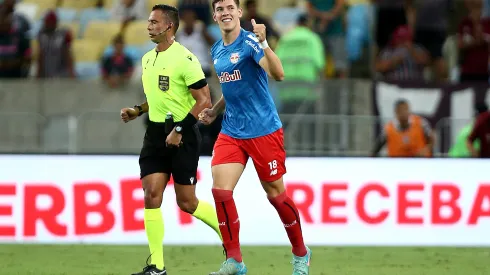 Bragantino de Thiago Borbas pode terminar como líder da fase de grupos na Sul-Americana (Foto: Wagner Meier/Getty Images)