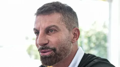 RJ - RIO DE JANEIRO - 11/11/2023 - VASCO, ELEICAO PARA PRESIDENTE - Pedrinho, candidato da chapa Sempre Vasco, durante a eleicao a qual elege o Presidente do Vasco da Gama para o Trienio 2024 a 2026, realizada na Sede do Calabouco, centro do Rio de janeiro.