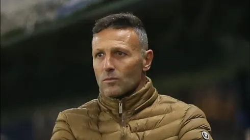 Walter Ribonetto, treinador do Talleres em partida contra o Boca Juniors pela Liga Argentina