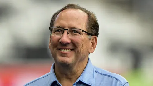 RJ - RIO DE JANEIRO - 27/08/2023 - BRASILEIRO A 2023, BOTAFOGO X BAHIA - John Textor executivo da SAF do Botafogo antes da partida contra o Bahia no estadio Engenhao pelo campeonato Brasileiro A 2023.