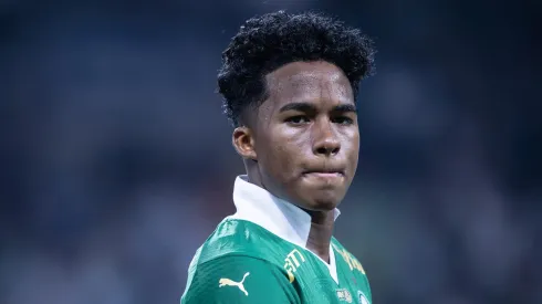 SP - SAO PAULO - 02/05/2024 - COPA DO BRASIL 2024, PALMEIRAS X BOTAFOGO-SP - Endrick jogador do Palmeiras durante partida contra o Botafogo-SP no estadio Arena Allianz Parque pelo campeonato Copa Do Brasil 2024. Foto: Ettore Chiereguini/AGIF