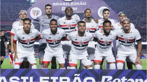 Foto: Alexandre Schneider/Getty Images - Elenco do SPFC