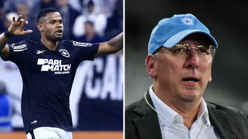 Fotos: Marcello Zambrana/AGIF e Thiago Ribeiro/AGIF - Júnior Santos quer negociar com Textor