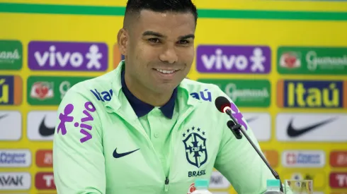 PA - BELEM - 06/09/2023 - SELECAO BRASILEIRA, TREINO - Casemiro jogador do Selecao Brasileira durante treino no estadio Mangueirao. Foto: Fernando Torres/AGIF