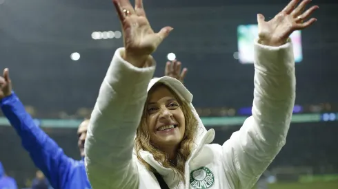 Leila Pereira, presidente do Palmeiras. Foto: Ricardo Moreira/Getty Images.
