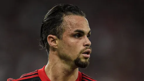 RJ - Rio de Janeiro - 17/11/2021 - BRASILEIRO A 2021, FLAMENGO X CORINTHIANS - Michael jogador do Flamengo durante partida contra o Corinthians no estadio Maracana pelo campeonato Brasileiro A