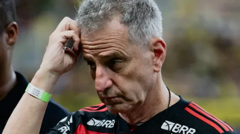 Landim durante partida do Fla contra o Amazonas FC. Foto: Antonio Pereira/AGIF