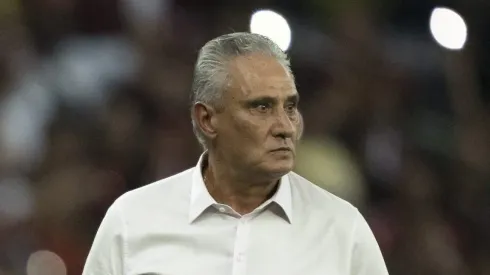 Tite, técnico do Flamengo, durante partida contra o Gremio no estadio Maracana pelo campeonato Brasileiro A 2024. Foto: Jorge Rodrigues/AGIF