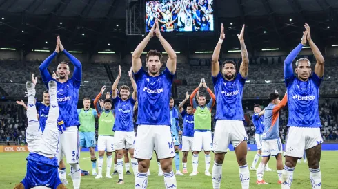 Cruzeiro após a vitória sobre o Cuiabá. Foto: Gustavo Aleixo/ Cruzeiro/ Flickr