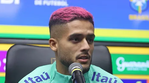 Yan Couto, na Seleção Brasileira. Foto: Vitor Silva/CBF