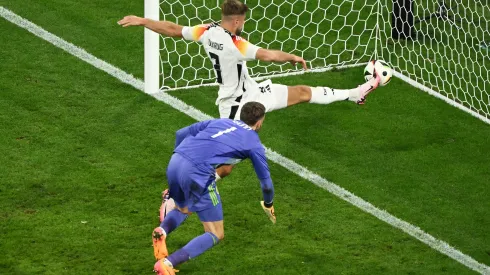 Niclas Fuellkrug da Alemanha na Euro 2024. (Foto de Clive Mason/Getty Images)