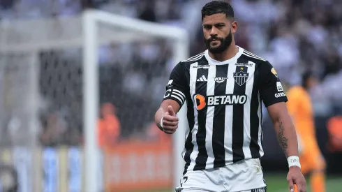 Hulk jogador do Atletico-MG durante partida contra o Corinthians no estadio Arena Corinthians pelo campeonato Brasileiro A 2024. Foto: Ettore Chiereguini/AGIF