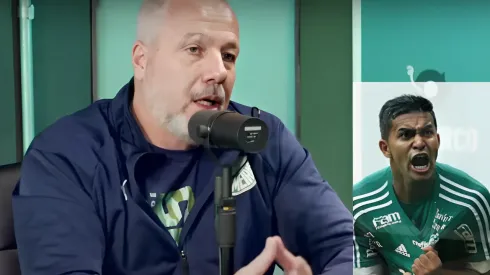 Paulo Serdan aconselhou Dudu a não sair do Palmeiras como mercenário – Fotos: Reprodução/YouTube e Getty Images