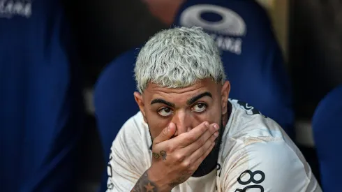 Gabigol em partida entre Flamengo x Corinthians pelo Brasileirão 2024
