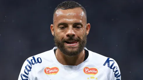 Guilherme durante partida entre Santos e Red Bull Bragantino, na Neo Química Arena, pela semifinal do Campeonato Paulista, no dia 27/03/2024.
