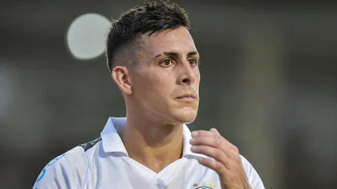 Pavon jogador do Gremio durante partida contra o Vasco no estadio Sao Januario pelo campeonato Brasileiro A 2024. Foto: Thiago Ribeiro/AGIF