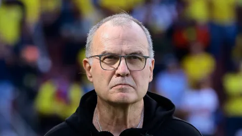 Marcelo Bielsa pela Seleção Uruguai em partida das Eliminatórias para Copa do Mundo de 2026 (Foto: Franklin Jacome/Getty Images)