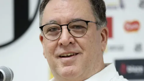 Teixeira durante coletiva concedida na quinta-feira (21). Foto: Reinaldo Campos/AGIF