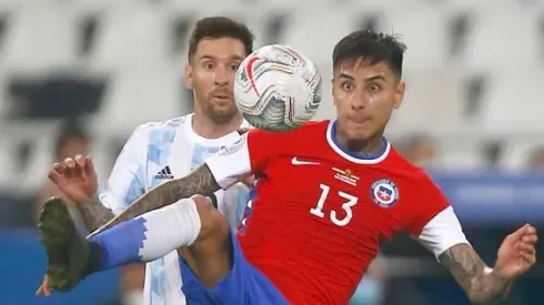 Argentina e Chile na Copa América. Foto: Wagner Meier/Getty Images