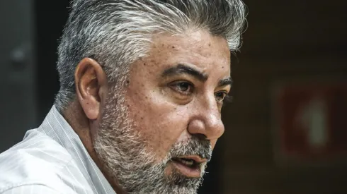 SP - SANTOS - 09/04/2024 - SANTOS, COLETIVA KLEITON LIMA - Alexandre Gallo coordenador de futebol do Santos durante coletiva de imprensa do tecnico Kleiton Lima realizada no Vila Belmiro.