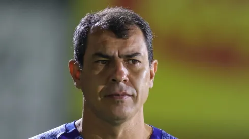 SP - NOVO HORIZONTE - 07/06/2024 - BRASILEIRO B 2024, NOVORIZONTINO X SANTOS - Fabio Carille tecnico do Santos antes da partida contra o Novorizontino no estadio Jorge Ismael de Biasi pelo campeonato Brasileiro B 2024.