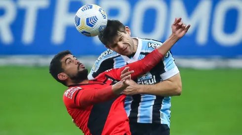 Atlético-GO e Grêmio se enfrentam nesta quarta-feira (26) pelo Brasileirão Série A. Foto: Pedro H. Tesch/AGIF