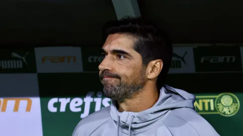Abel Ferreira em partida do Palmeiras no Campeonato Brasileiro 2024