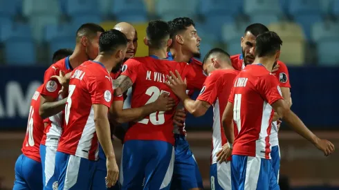 Elenco da Seleção Paraguaia - Foto: Alexandre Schneider/Getty Images