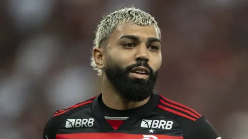 Gabigol durante partida entre Flamengo e Bolívar-BOL, no Maracanã, pela Copa Libertadores da América, no dia 15/05/2024.