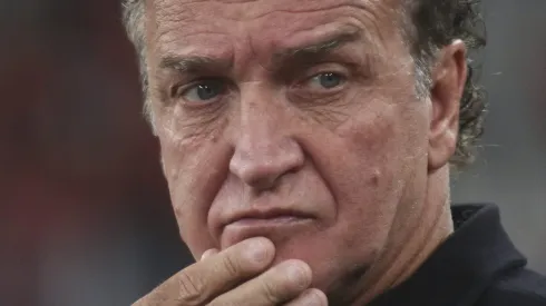 Cuca durante partida entre Athletico/PR e Criciúma, na Ligga Arena, pelo Campeonato Brasileiro, no dia 13/06/2024.