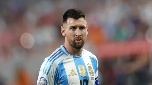 Messi atuando na Copa América. (Foto de Rob Carr/Getty Images)