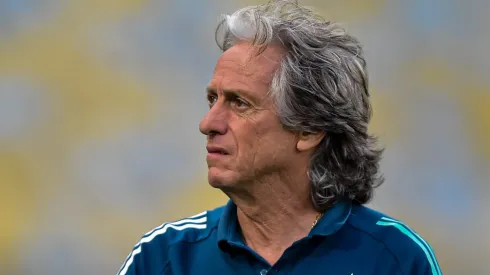 Jorge Jesus durante partida entre Flamengo e Portuguesa-RJ, no Maracanã, pelo Campeonato Carioca, no dia 14/03/2020.