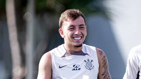 Ryan durante treinamento do Timão. Foto: Leonardo Lima/AGIF