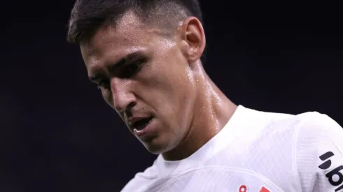 Matías Rojas durante partida entre Corinthians e Ponte Preta, na Neo Química Arena, pelo Campeonato Paulista, no dia 25/02/2024.