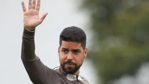 António Oliveira durante treinamento no CT Joaquim Grana, no dia 25/06/2024.