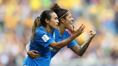 Cristiane ficou de fora, mas Marta entrou na lista. Elsa/Getty Images.
