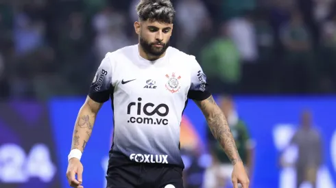 Yuri Alberto jogador do Corinthians durante partida contra o Palmeiras no estadio Arena Allianz Parque pelo campeonato Brasileiro A 2024. Foto: Marcello Zambrana/AGIF