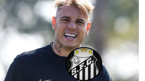 Róger Guedes passou pela cabeça de Marcelo Teixeira no Santos, diz portal - Fotos: Marcello Zambrana/AGIF e Reprodução